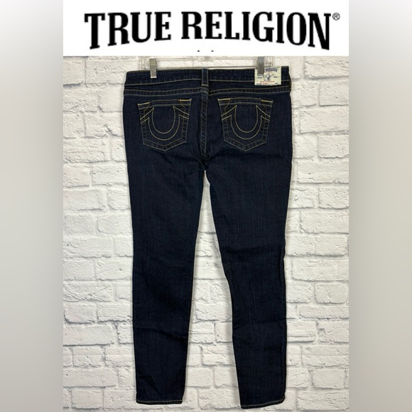 True Religion Women's Skinny Jeans - Dark Blue - Picture 3 of 10